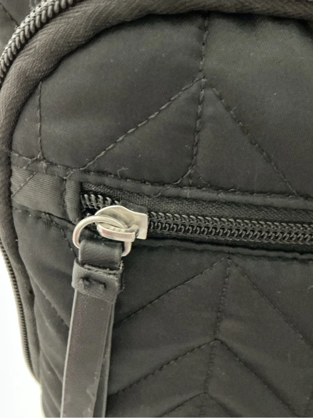 Skip Hop Black Quilted Diaper Bag Backpack With Changing Pad